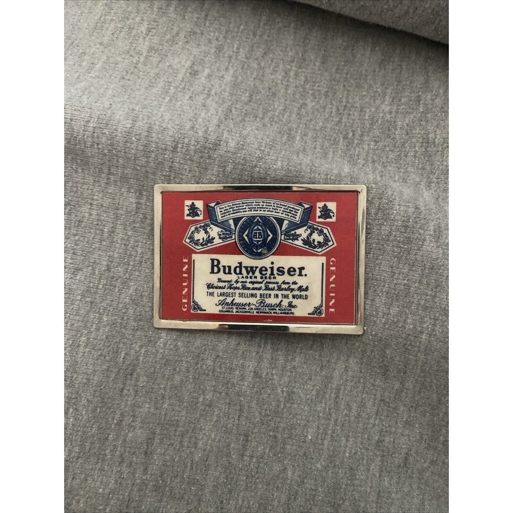 Budweiser Belt Buckle, Vintage 1970's